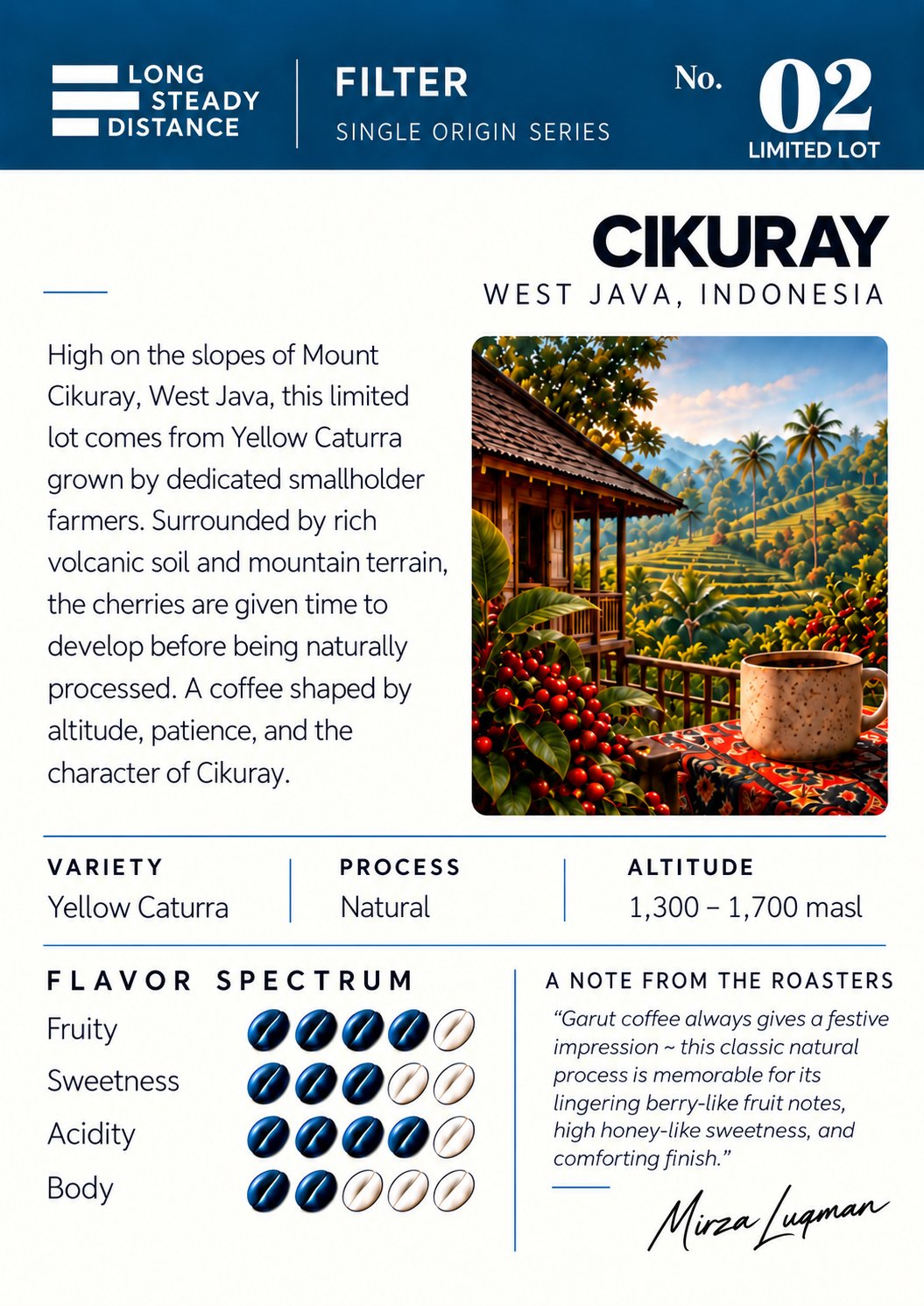 Cikuray Natural origin