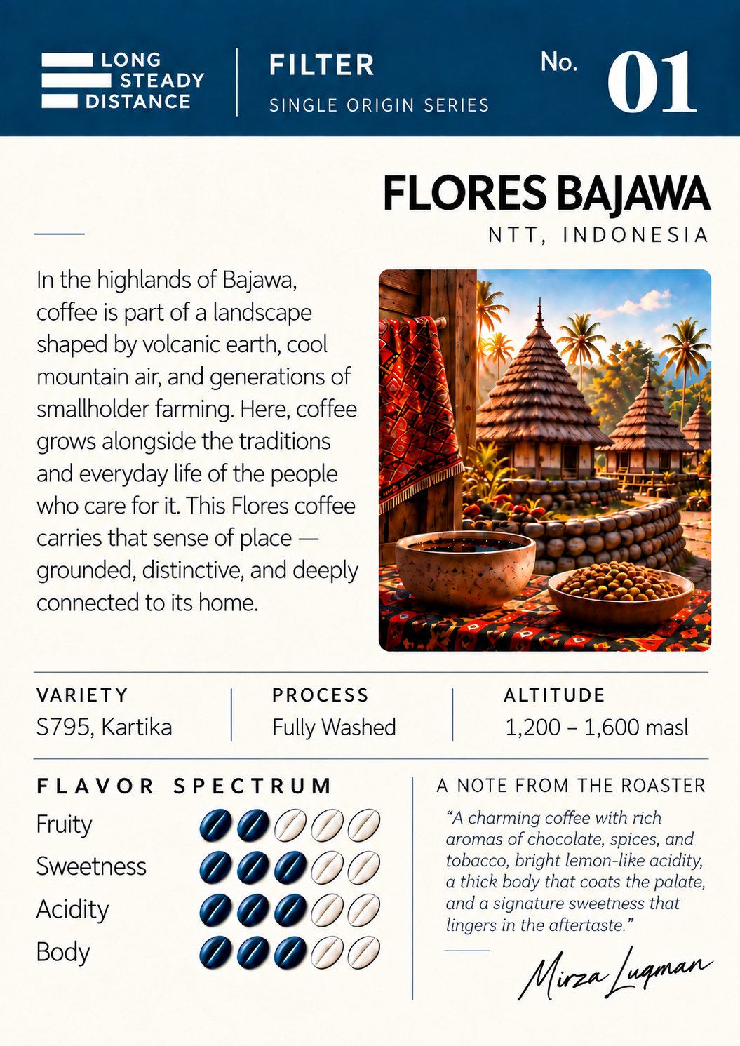 Flores Bajawa origin